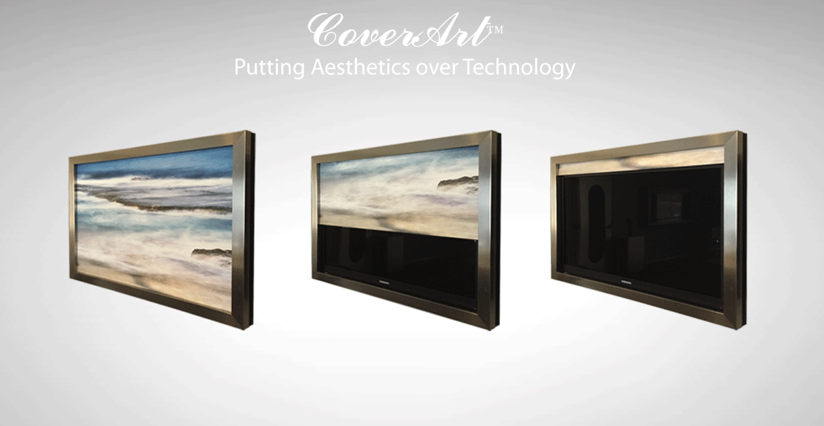 Stealth Cover Art Acoustics - Wall Mounted Tv Cover Ups